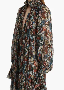 Edgar Dress in Black Multi
