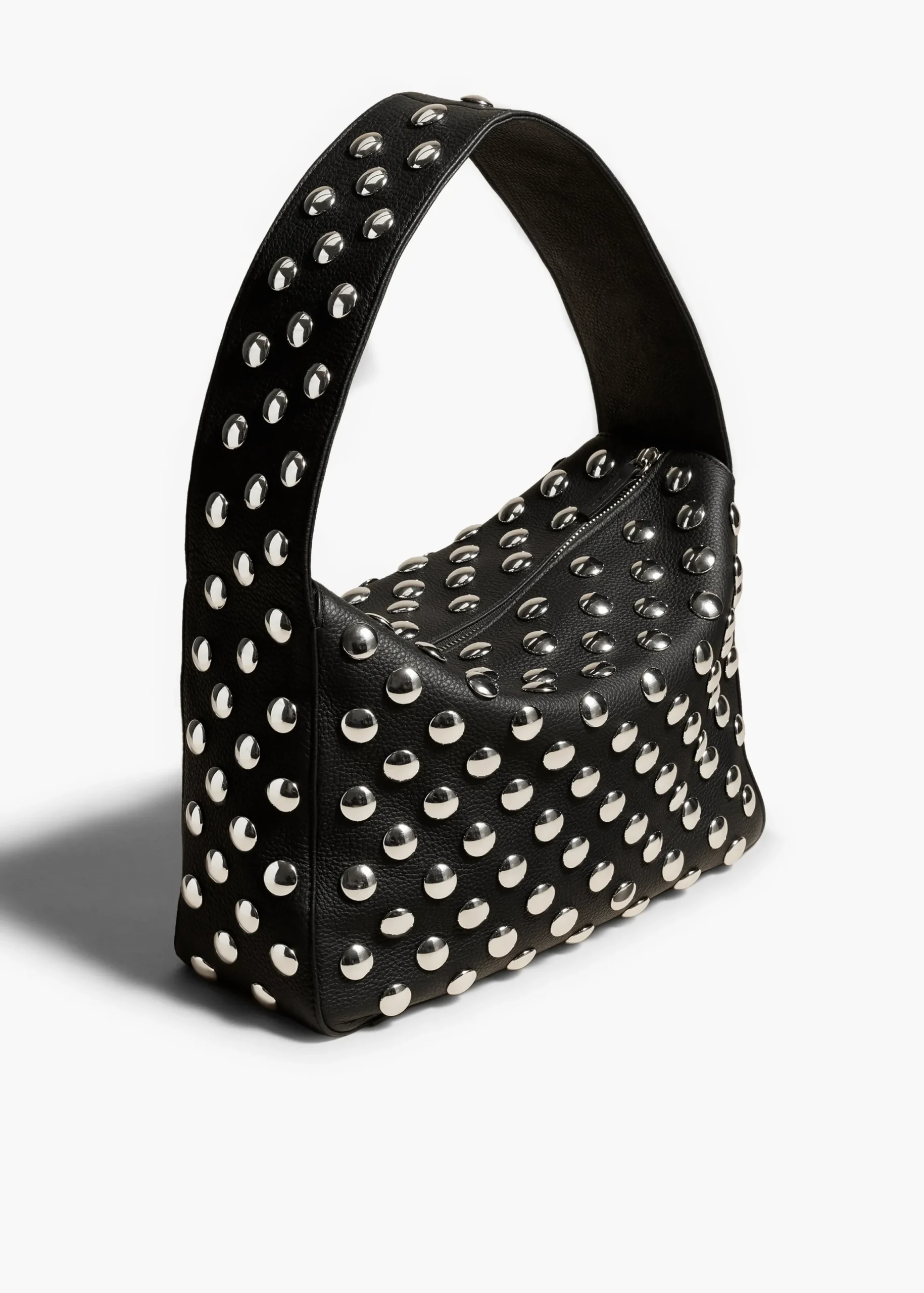 Elena Bag in Black Leather with Studs