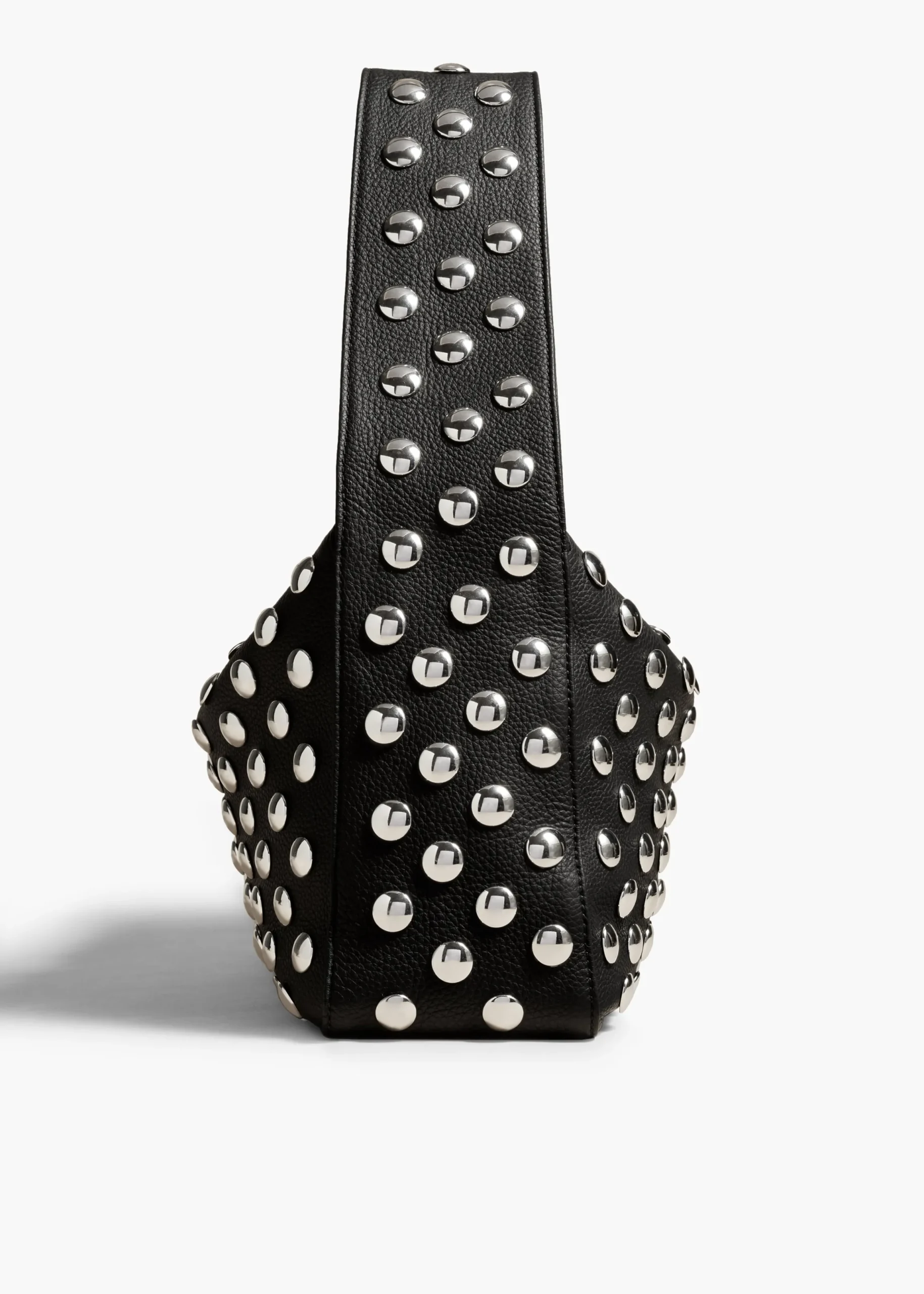 Elena Bag in Black Leather with Studs