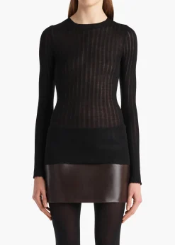 Elm Top in Black