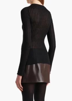 Elm Top in Black