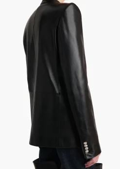 Elona Jacket in Black Leather