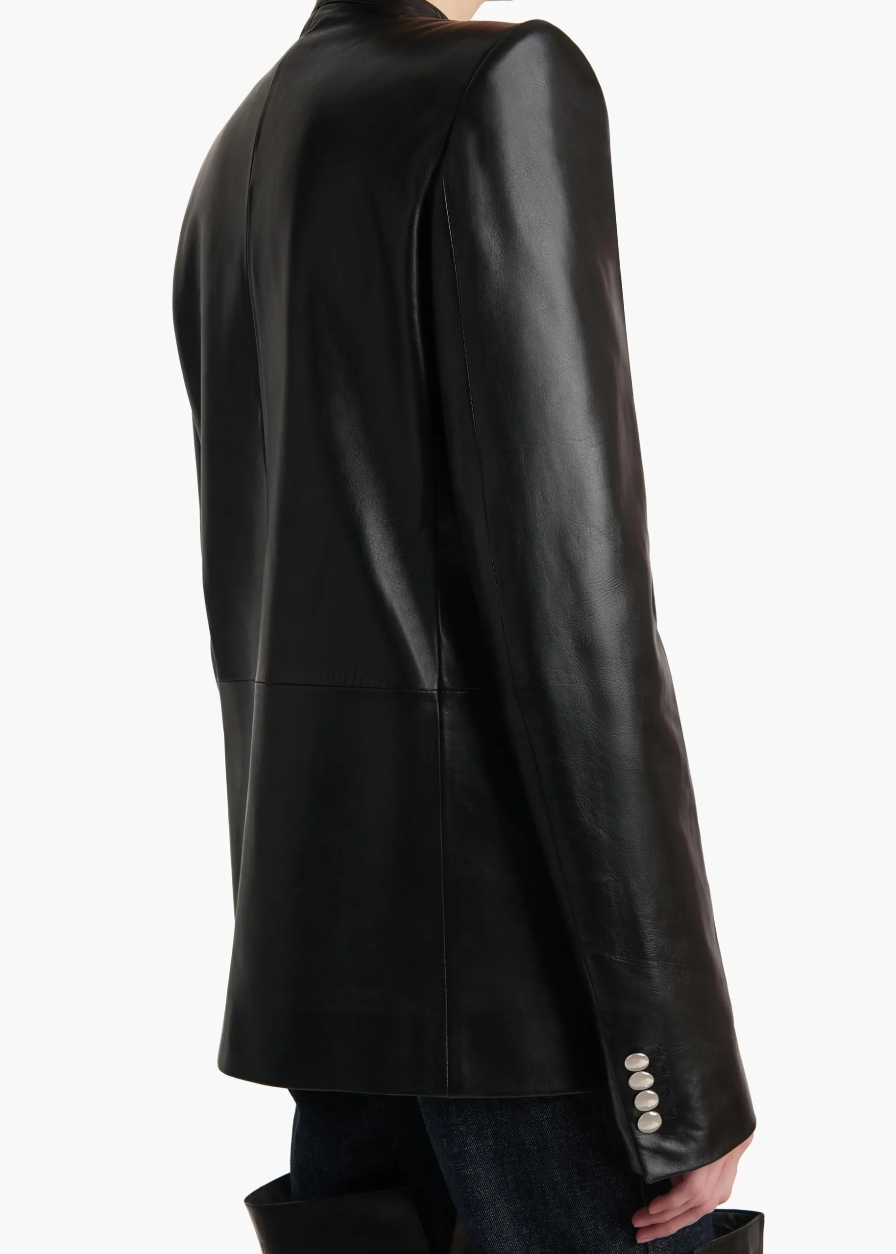 Elona Jacket in Black Leather