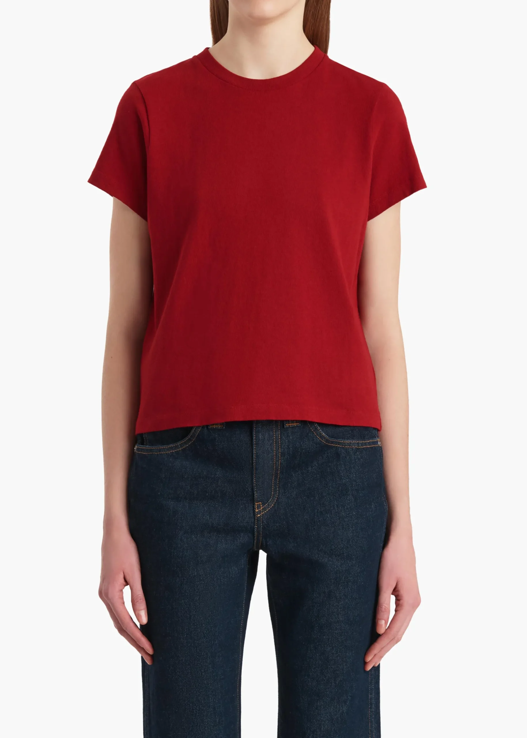 Emmylou T-Shirt in Crimson