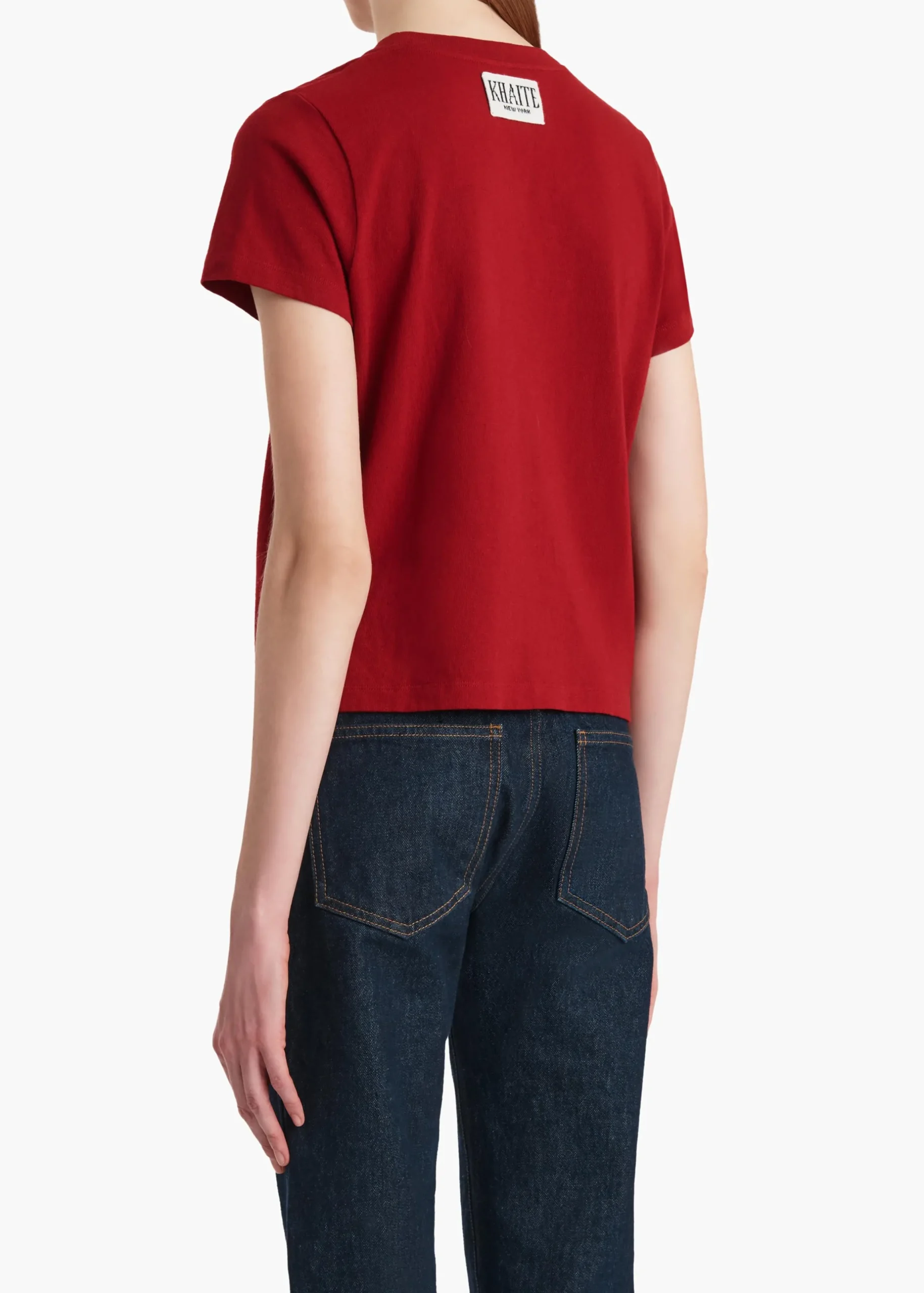 Emmylou T-Shirt in Crimson