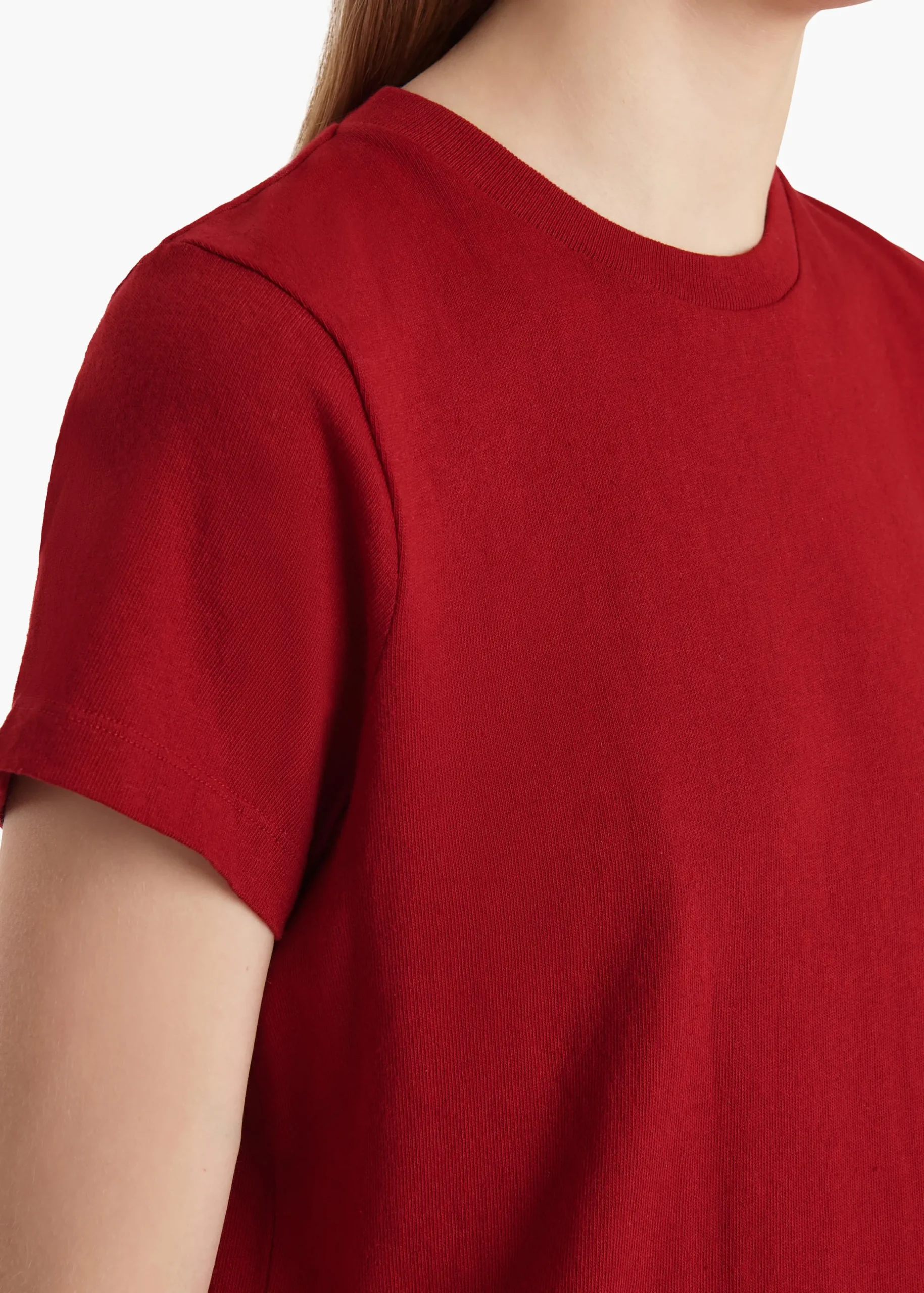 Emmylou T-Shirt in Crimson