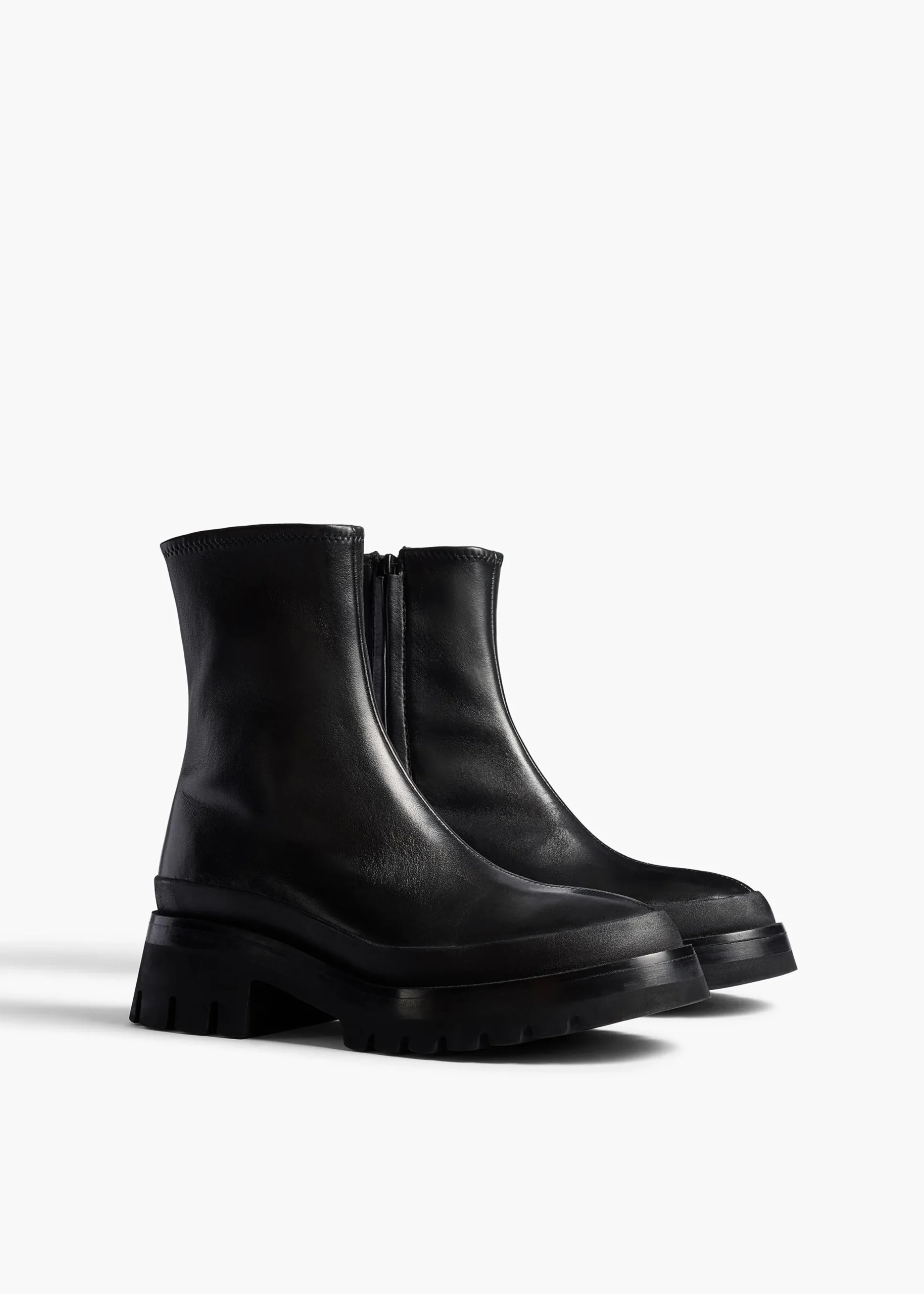 Fallon Boot in Black Leather
