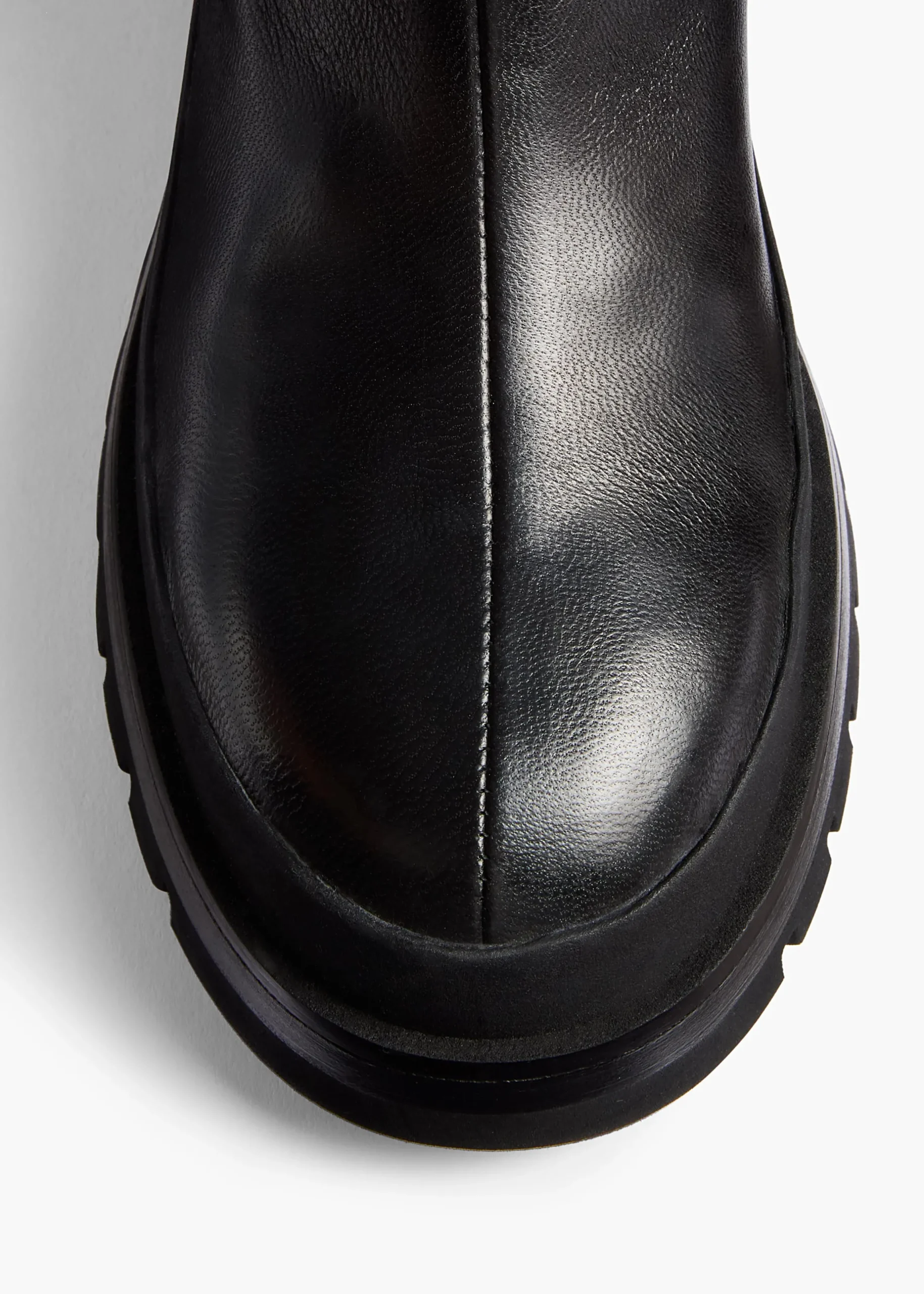 Fallon Boot in Black Leather