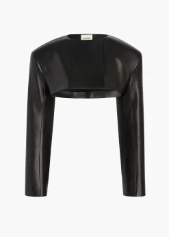 Fenla Jacket in Black Leather