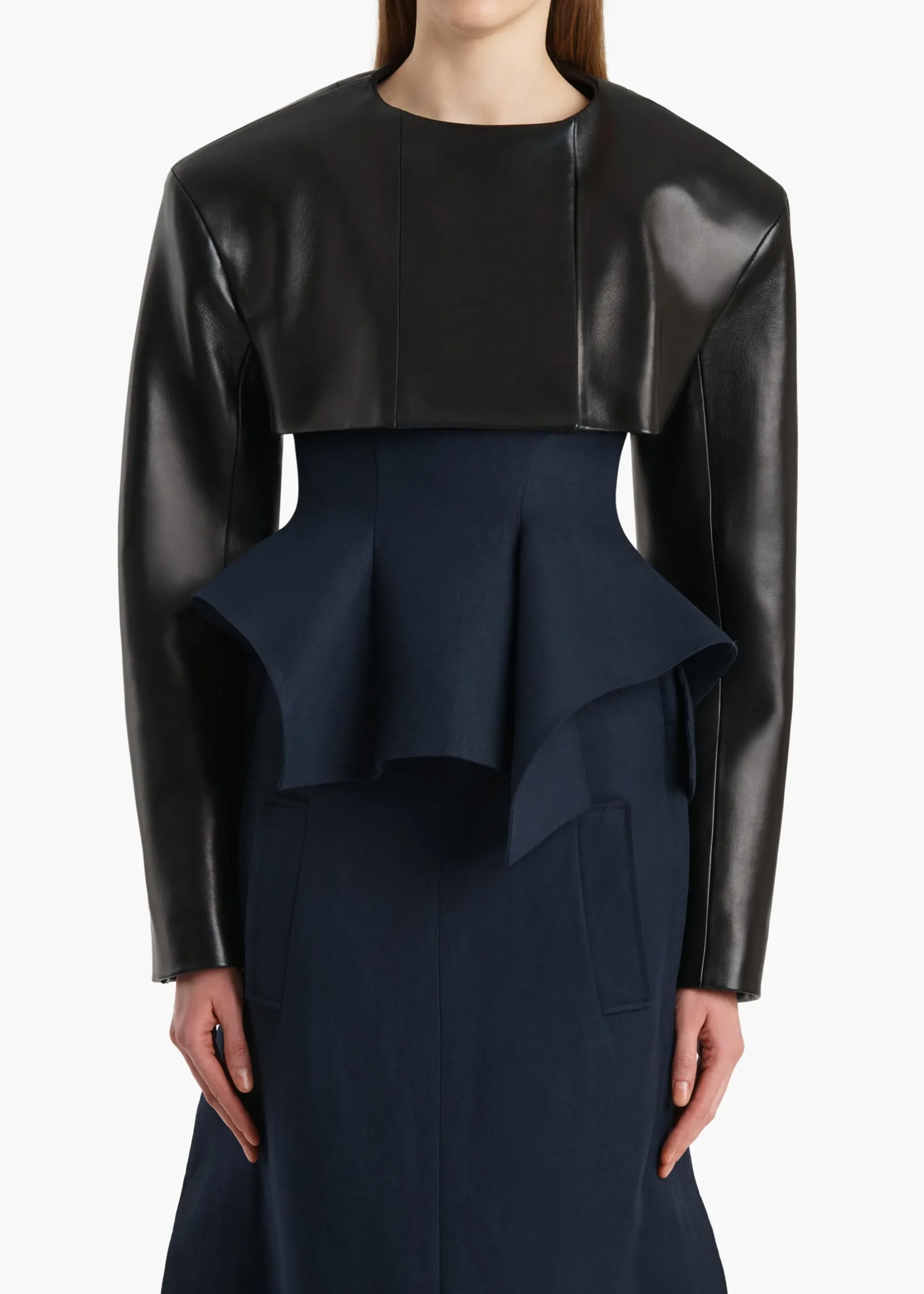 Fenla Jacket in Black Leather