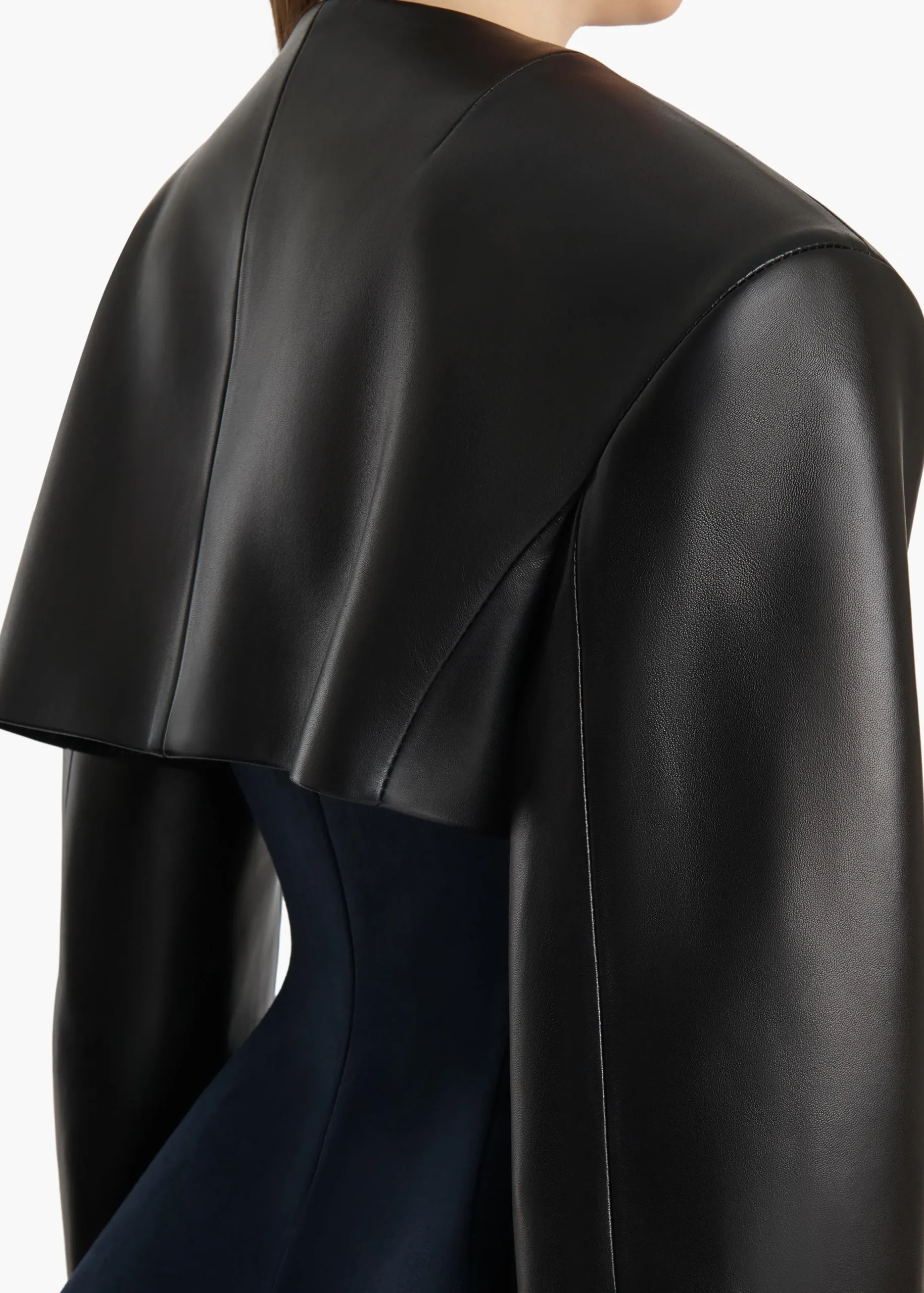 Fenla Jacket in Black Leather