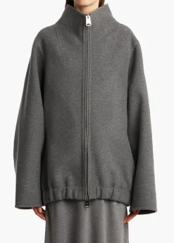 Garret Jacket in Grey Melange