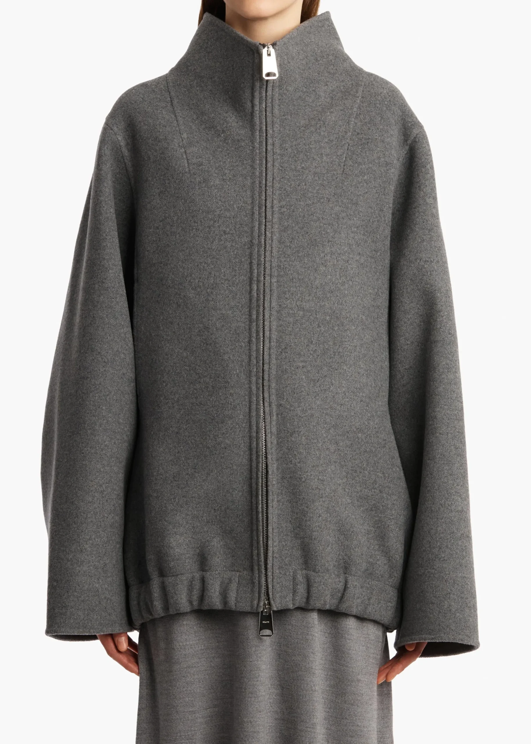 Garret Jacket in Grey Melange