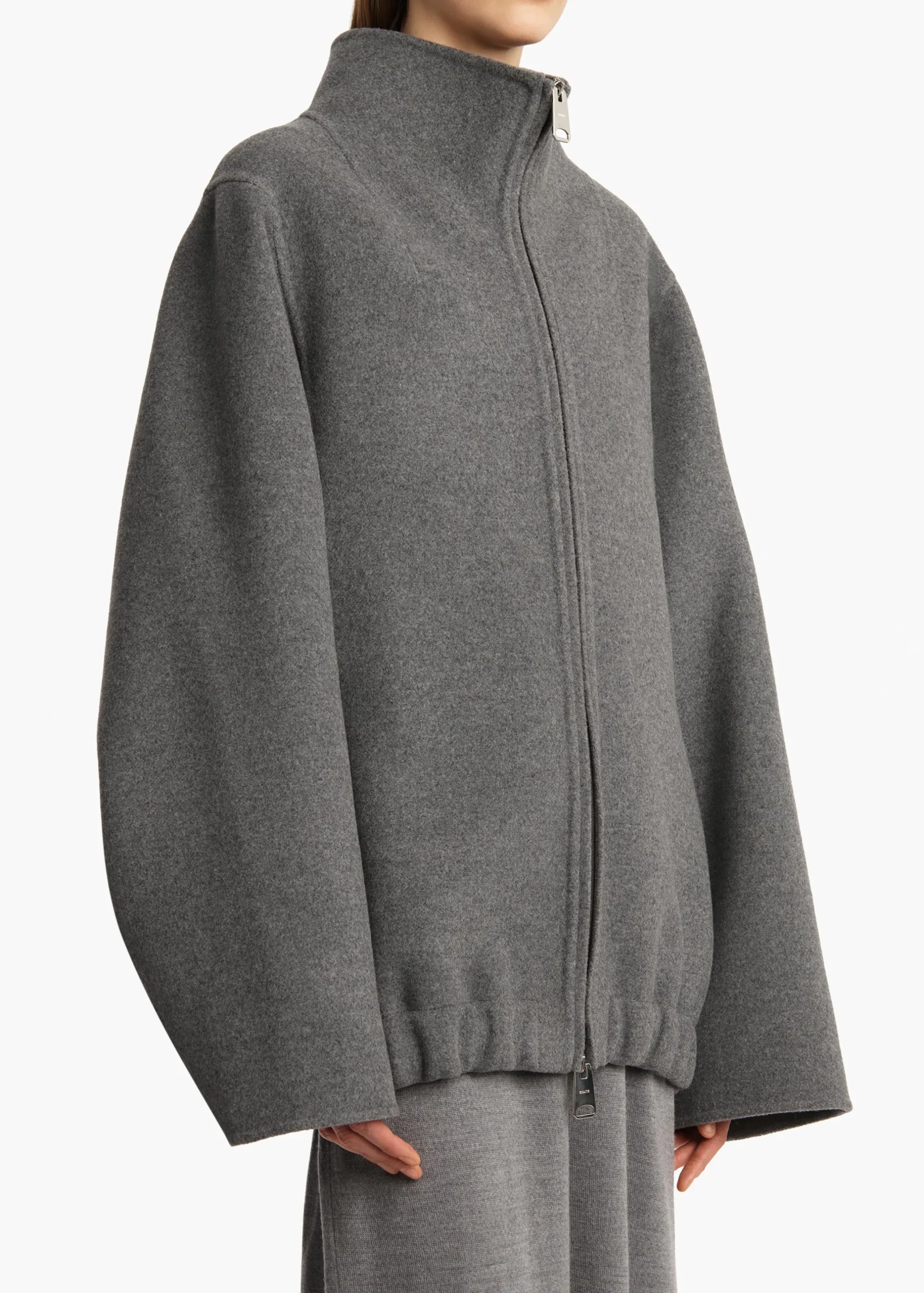 Garret Jacket in Grey Melange