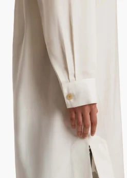 Gloria Dress in Cream and Red