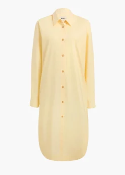 Gloria Dress in Pale Yellow