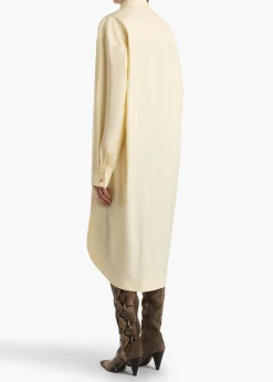 Gloria Dress in Pale Yellow