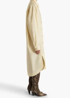 Gloria Dress in Pale Yellow