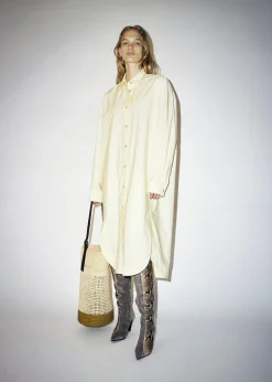 Gloria Dress in Pale Yellow