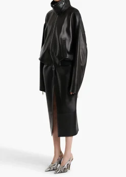 Hamett Jacket in Black Leather