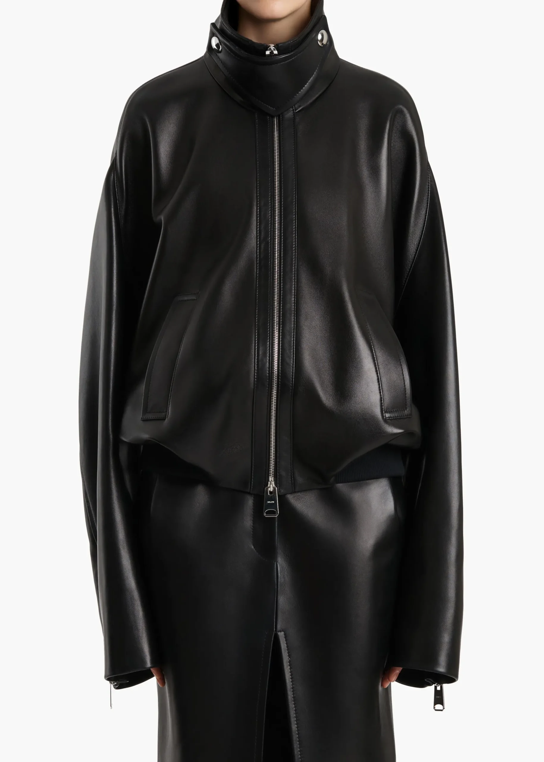 Hamett Jacket in Black Leather