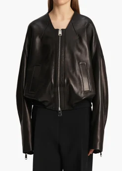 Hewit Jacket in Black Leather