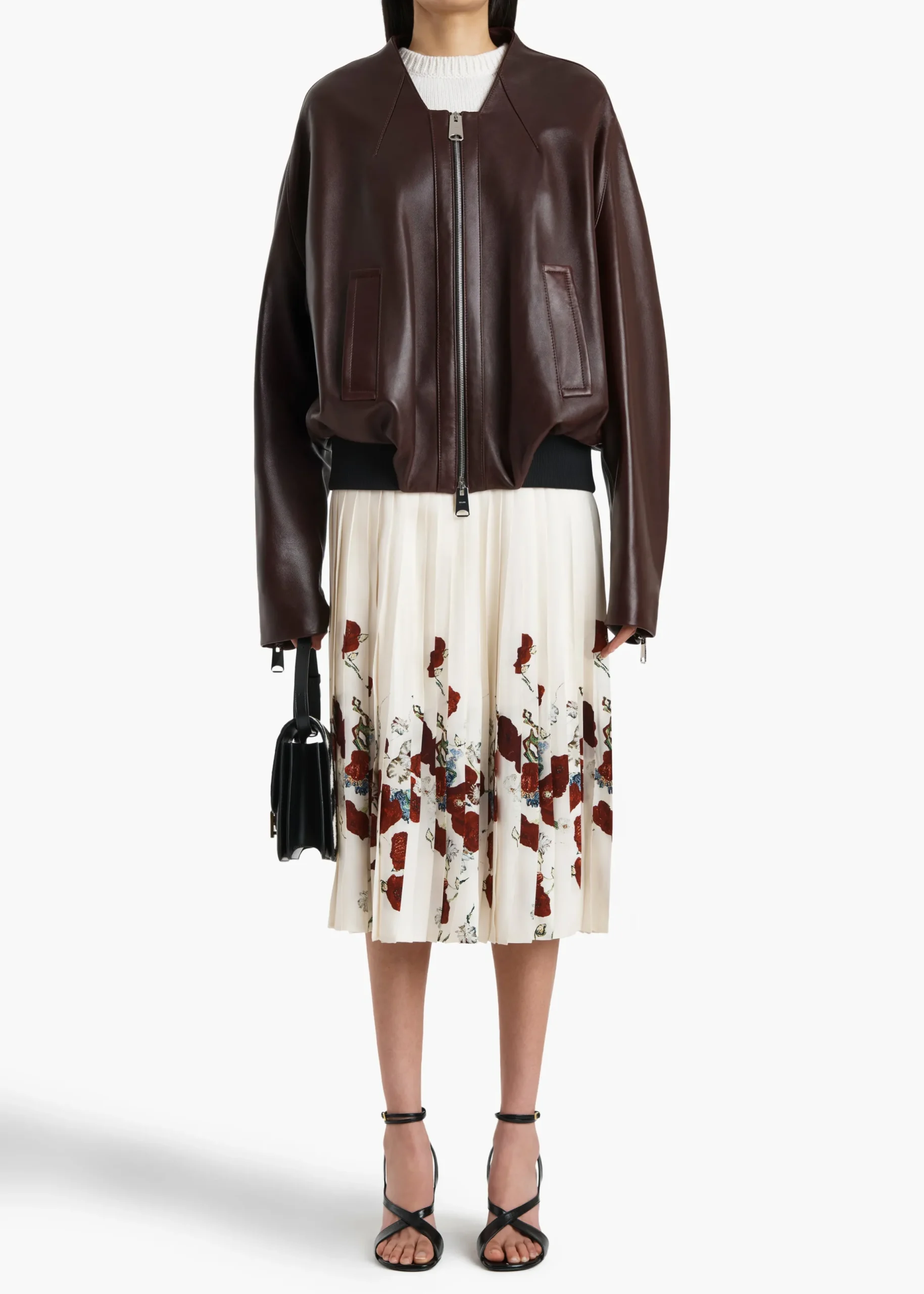 Hewit Jacket in Bordeaux Leather