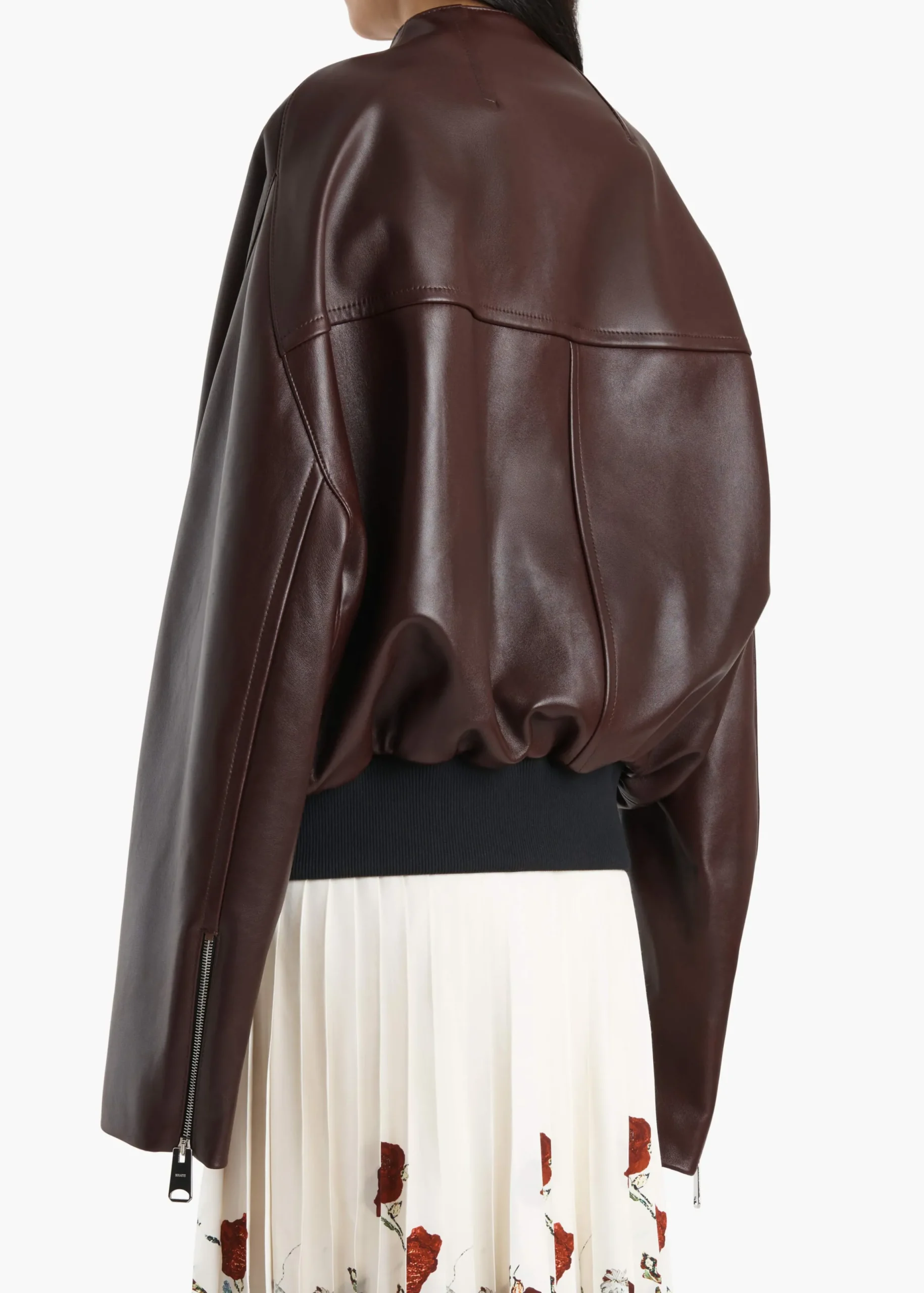 Hewit Jacket in Bordeaux Leather
