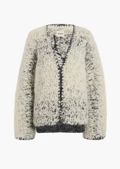 Jack Cardigan in Black and Glaze