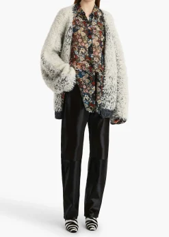 Jack Cardigan in Black and Glaze