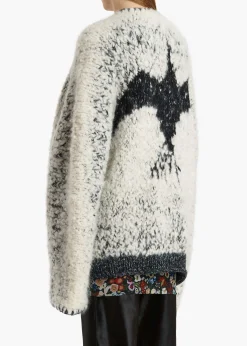 Jack Cardigan in Black and Glaze