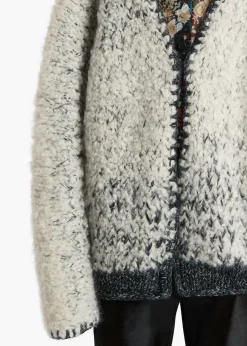 Jack Cardigan in Black and Glaze