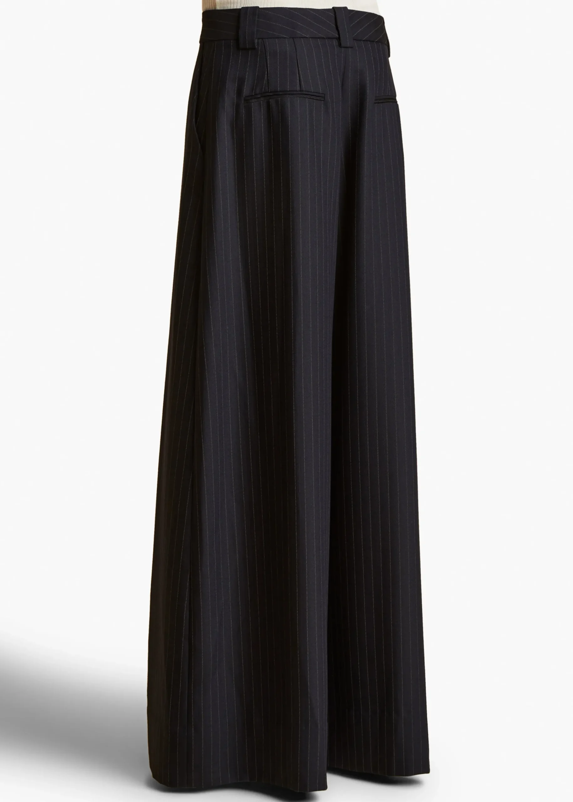 Jacob Pant in Navy and White Stripe