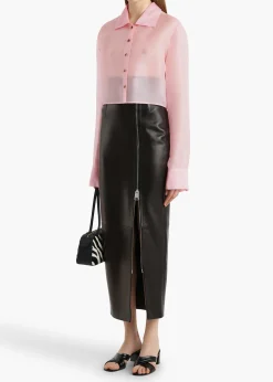 Jasen Top in Petal Organza