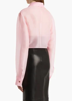 Jasen Top in Petal Organza