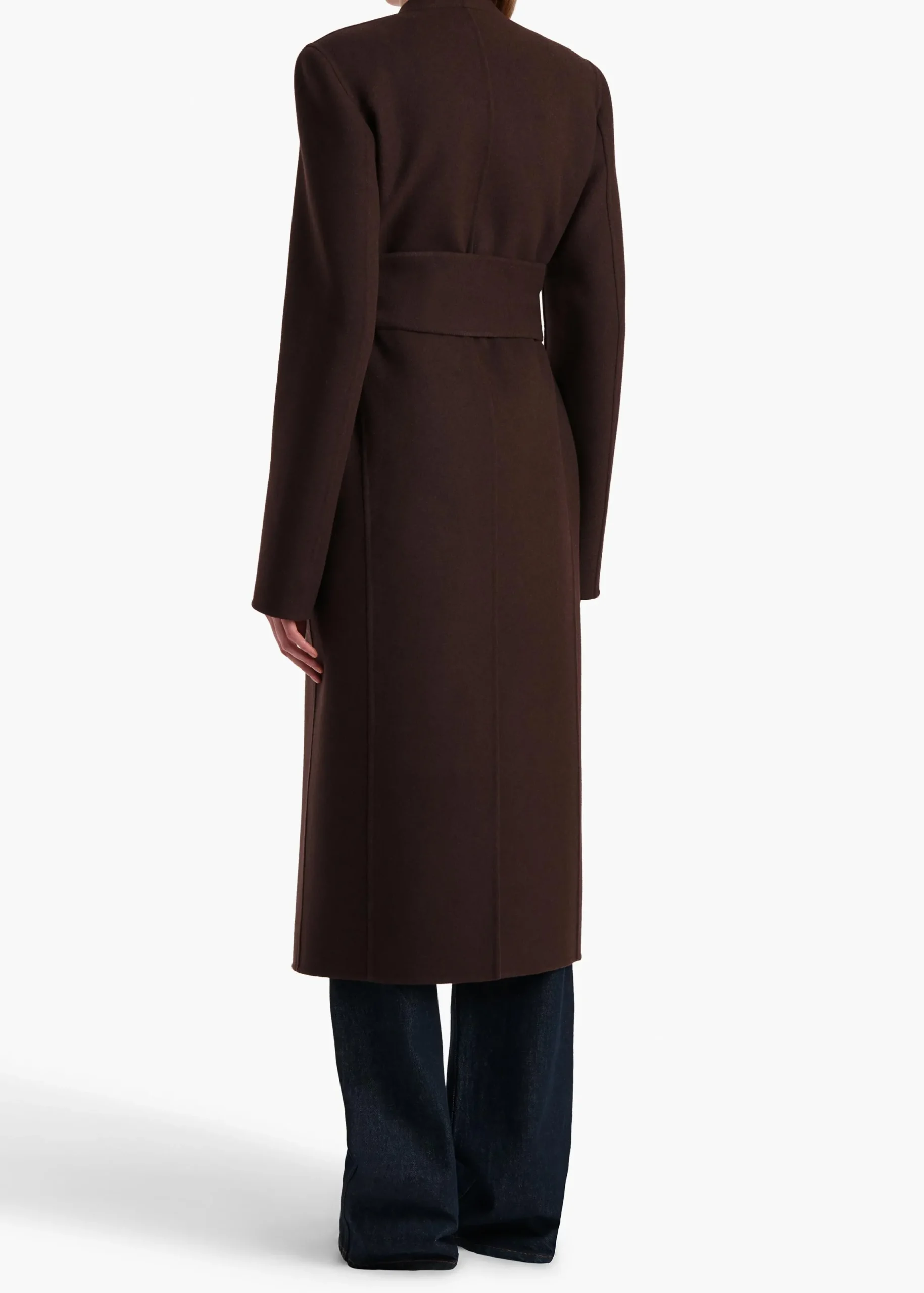 Jelson Coat in Dark Brown