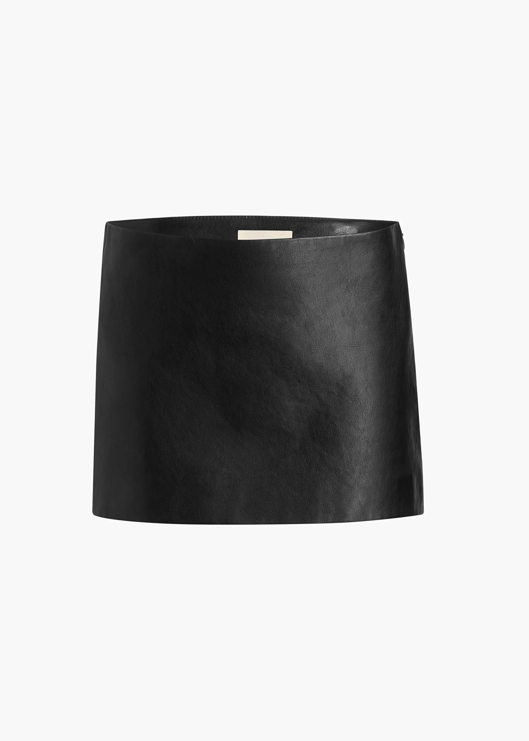Jett Skirt in Black Leather