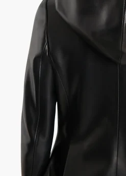 June Jacket in Black Leather