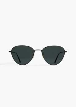 KHAITE x Oliver Peoples 1991C in Matte Black and Grey
