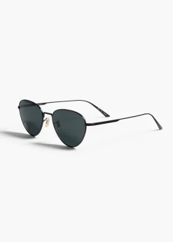KHAITE x Oliver Peoples 1991C in Matte Black and Grey