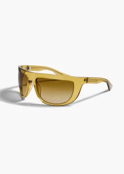 KHAITE x Oliver Peoples 1974C in Dark Honey and Amaretto Gradient