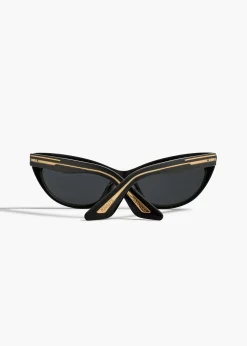 KHAITE x Oliver Peoples 1963C in Black and Grey