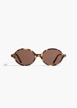 KHAITE x Oliver Peoples 2000C in Vintage DTB and Brown