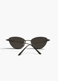 KHAITE x Oliver Peoples 1998C in Matte Black and Grey