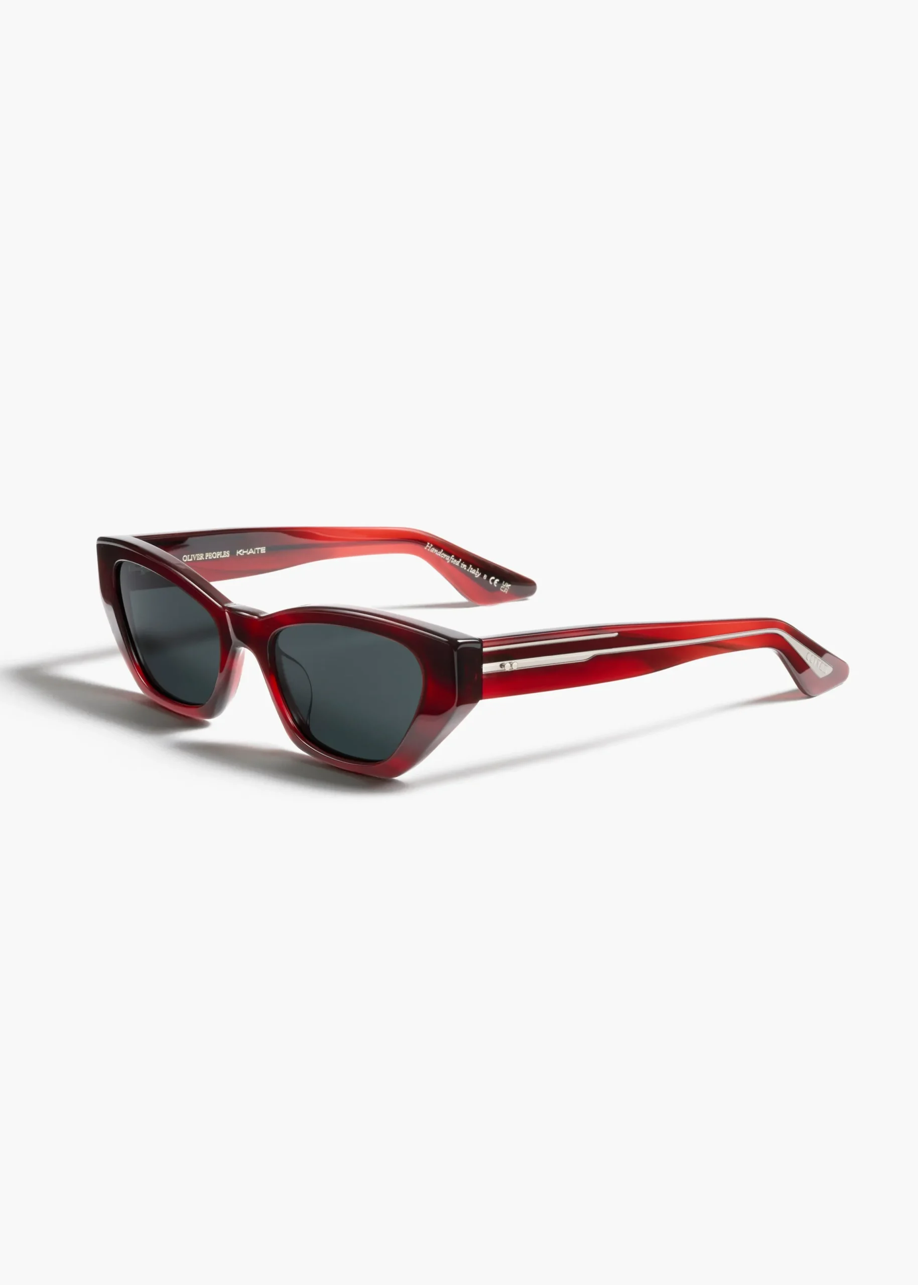 KHAITE x Oliver Peoples 1961C in Bordeaux Bark and Grey