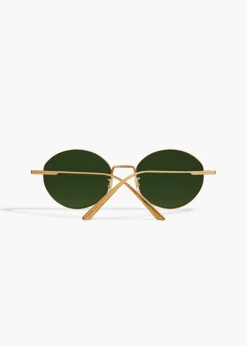 KHAITE x Oliver Peoples 1994C in Gold and Green