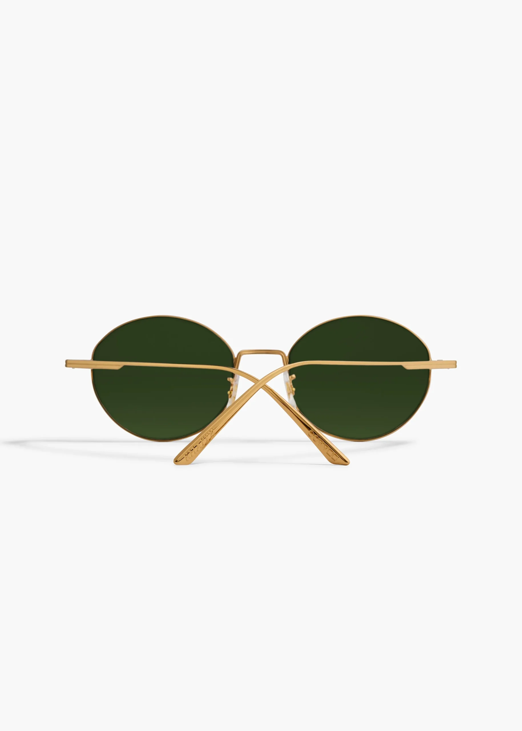 KHAITE x Oliver Peoples 1994C in Gold and Green