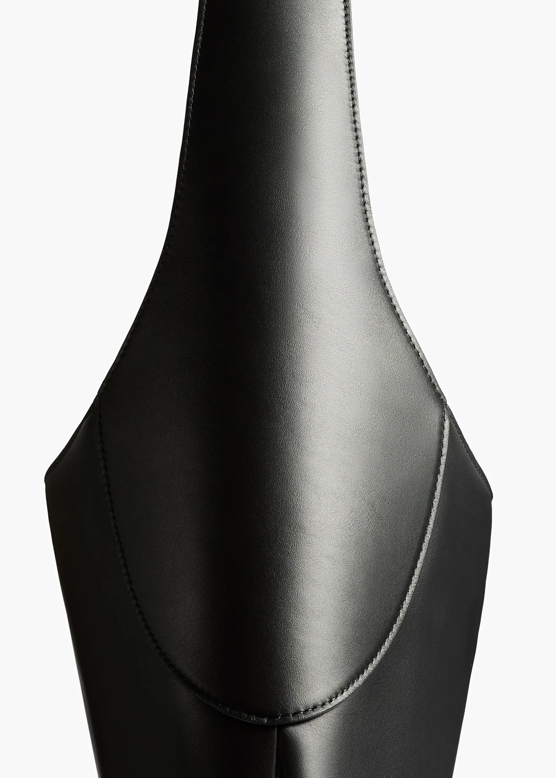 Large Joan Hobo in Black Leather