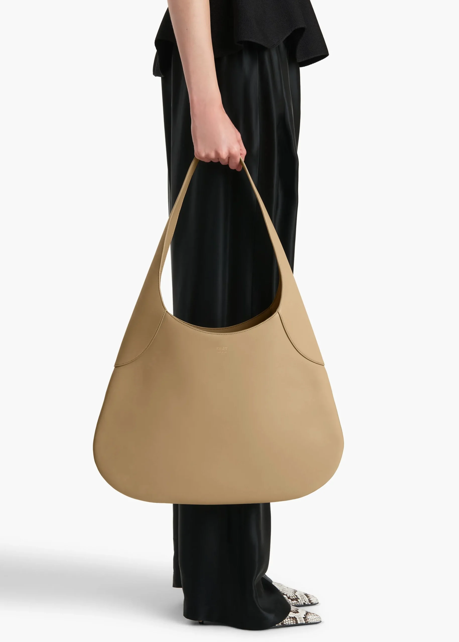 Large Joan Hobo in Toffee Leather