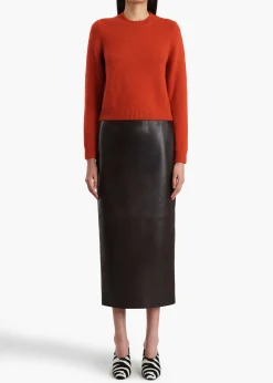 Leta Sweater in Persimmon